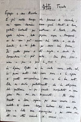 MUSIC - Luigi Dallapiccola (Pisino, 1904 - Florence, 1975) - Autograph letter signed