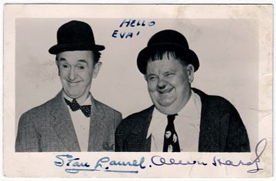 (Entertainment/Movie & Music) Stan Laurel (1890 - 1965), Oliver Hardy (1892-1957) - Vintage