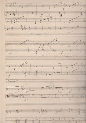 MUSIC - Alberto Franchetti (Turin, 1860 - Viareggio, 1942) - Complete and unpublished autograph