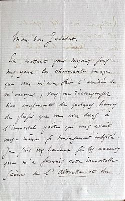 MUSIC - Charles Gounod (Paris, 1818 - Saint-Cloud, 1893) - Autograph letter signed (Ch.Gounod)