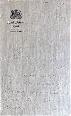 MUSIC - (D’Annunzio) Ida Rubinstein (Kharkov, 1888 - Vence, 1960) - Autograph letter signed