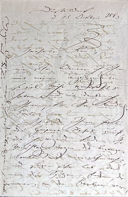MUSIC - Clara Schumann (Leipzig 1819 - Frankfurt am Main 1896) - Long autograph letter signed