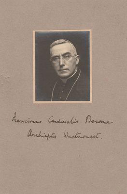 HISTORY - Francis Alphonsus Bourne (Clapham, 1861 - London, 1935) - Photograph signed