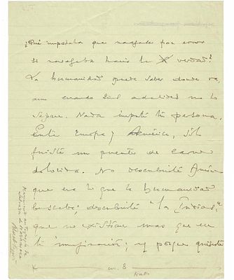 HISTORY - Salvator de Madariaga (La Coruña, 1886 - Locarno, 1978) - European Community Autograph