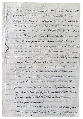 HISTORY - Xavier de Maistre (Chambéry, 1763 - St. Petersburg, 1852) - Autograph letter signed