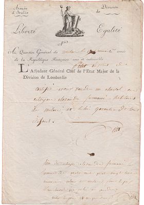 (Napoleonica) Armand Louis Maurice Séguier (Paris, 1770 - ib., 1831) - Twelve autograph letters