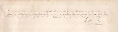 LITERATURE - Alexandra Francis Rzewuska (Kiev, 1788 - Warsaw, 1865) - Autograph letter signed