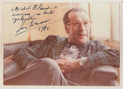 LITERATURE - Georges Simenon (Liège, 1903 - Lausanne, 1989) - Rare photographic portrait with