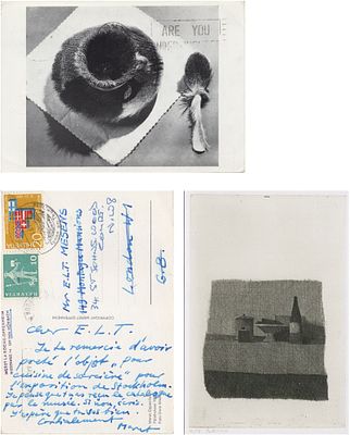 ART - Meret Oppenheim (Berlin, 1913 - Basel, 1985) - Autograph letter signed