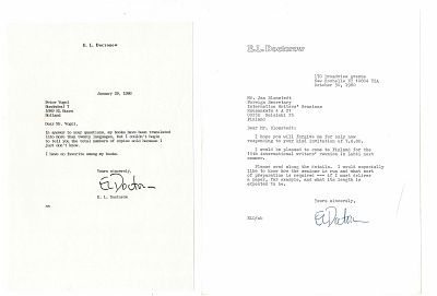 CONTEMPORARY ANGLO-AMERICAN LITERATURE - Edgar L. Doctorow (New York, 1931 - Manhattan, 2015) - 3