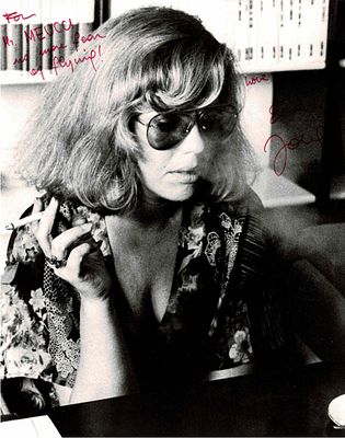 CONTEMPORARY ANGLO-AMERICAN LITERATURE - Erica Jong (New York 1942) Photograph by Fred W. McDarrah -