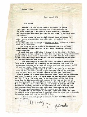 CONTEMPORARY ANGLO-AMERICAN LITERATURE - Arthur Miller (New York, 1915 - Roxbury, 2005) - A