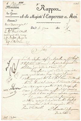 HISTORY - BONAPARTE Napoleon I (1769 - 1821) - Letter signed