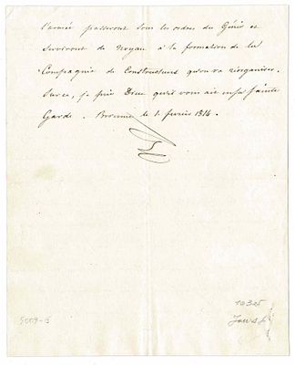 HISTORY - BONAPARTE Napoleon I (1769 - 1821) - Letter signed