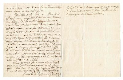 HISTORY - LOUIS-PHILIPPE I (1773 - 1850) - Autograph letter signed