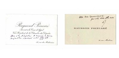 HISTORY - POINCARE Raymond (1860 - 1934) - Typed letter signed