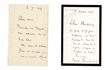 HISTORY - DESCHANEL Paul (1855 - 1922) - Autograph letter signed