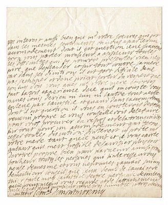 HISTORY - MONTMORENCY-LUXEMBOURG Christian-Louis de (1675 - 1746) - Autograph letter signed