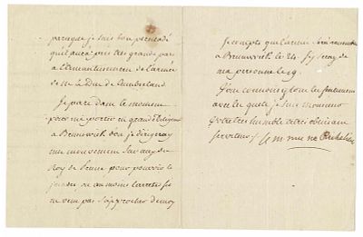 HISTORY - RICHELIEU Louis (1696 - 1788) - Autograph letter signed