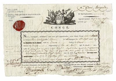 HISTORY - BERNADOTTE Jean-Baptiste (1763 - 1844) - Document signed