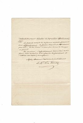 HISTORY - GROUCHY Emmanuel de (1766 - 1847) - Autograph letter signed
