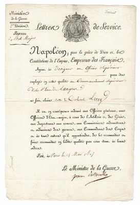 HISTORY - DAVOUT Louis Nicolas (1770 - 1923) - Document signed
