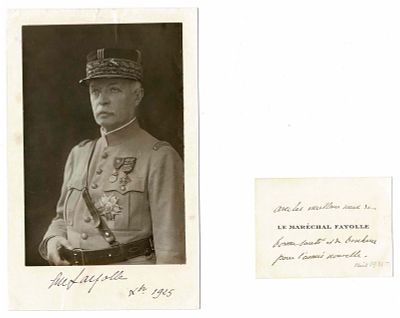 HISTORY - FAYOLLE Emile (1858 - 1928) - Photograph signed