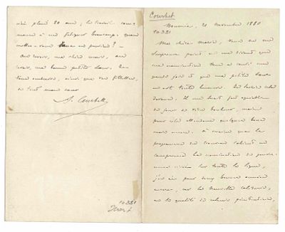 HISTORY - COURBET Amédée Anatole (1827 - 1885) - Autograph letter signed