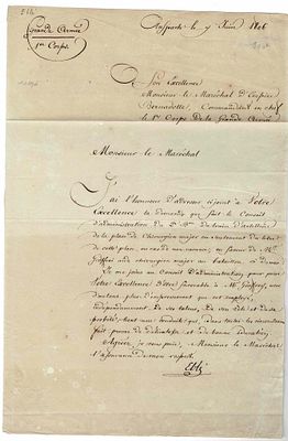 HISTORY - EBLE Jean-Baptiste (1758 - 1812) - Letter signed