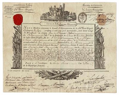HISTORY - CAMBRONNE Pierre Jacques Etienne (1770 - 1842) - Document signed