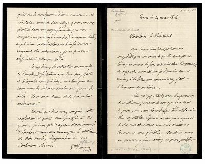 HISTORY - TROCHU Louis Jules (1815 - 1896) - Autograph letter signed