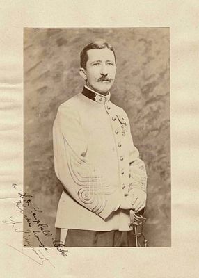 HISTORY - PICQUART Georges (1854 - 1914) - Photograph with dedication ; autograph letter signed