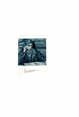 HISTORY - CASTRIES Christian de (1902 - 1991) - Signed printed photograph