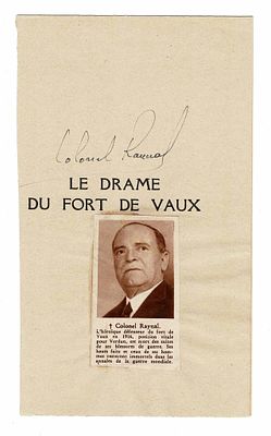 HISTORY - RAYNAL Sylvain Eugène (1867 - 1939) - Signature