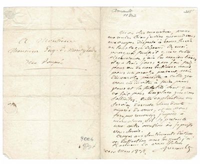 HISTORY - ARNAULT Antoine (1766 - 1834) - Autograph letter signed