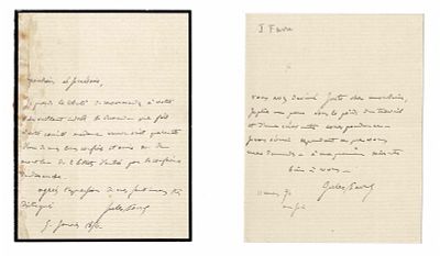 HISTORY - FAVRE Jules (1809 - 1880) - Autograph letter signed