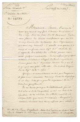 HISTORY - FOUCHE Joseph (1759 - 1820) - Letter signed ; Document signed