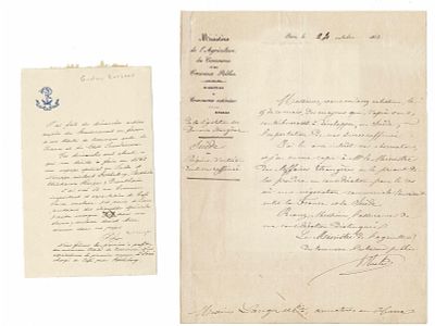 HISTORY - ROULAND Gustave (1806 - 1878) - Autograph letter signed
