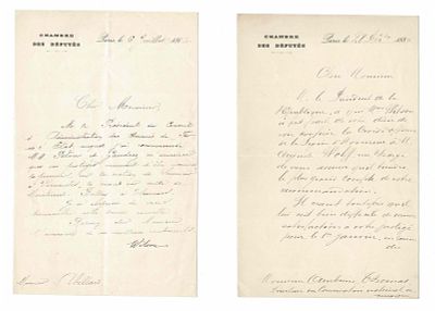 HISTORY - WILSON Daniel (1840 - 1919) - Autograph letter signed