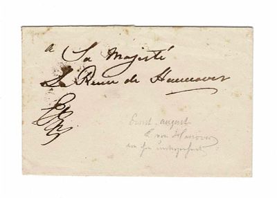 HISTORY - ERNST-AUGUST I (1771 - 1851) - Document signed