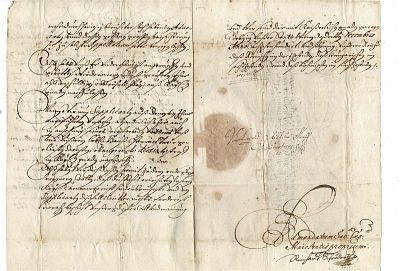 HISTORY - LEOPOLD I (1640 - 1705) - Autograph letter signed
