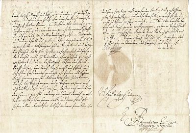 HISTORY - CHARLES VI of Habsburg (1685 - 1740) - Letter signed