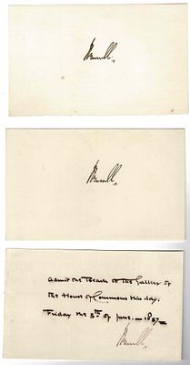 HISTORY - RUSSELL John (1792 - 1878) - Autograph letter signed