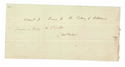 HISTORY - NAPIER Charles (1786 - 1860) - Autograph letter signed