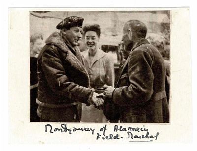 HISTORY - MONTGOMERY Bernard Law (1887 - 1976) - Signed printed photograph