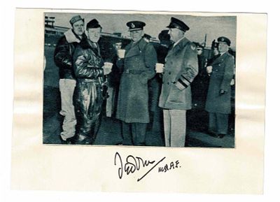 HISTORY - TEDDER Arthur William (1890 - 1967) - Signed printed photograph