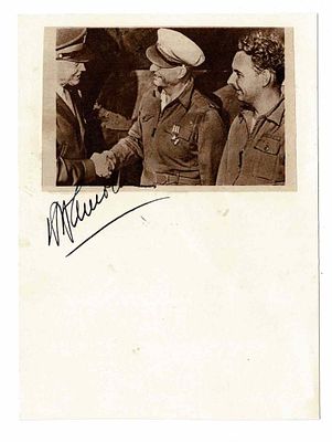 HISTORY - ARNOLD Henry Harley (1866 - 1950) - Signed printed photograph