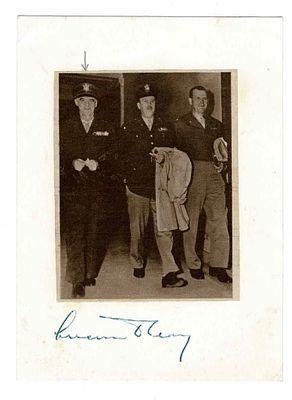 HISTORY - CLAY Lucius D. (1897 - 1978) - Signed printed photograph