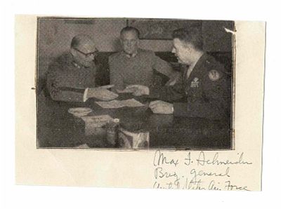 HISTORY - SCHNEIDER Max Frank (1896 - 1975) - Signed printed photograph