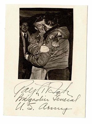 HISTORY - TATE Ralph Hamilton (1899 - 1977) - Signed printed photograph ; Typed letter signed